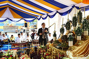 Krong Pealy Ceremony for the new building of Disaster Recovery Data Center