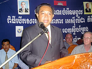 H.E. Va Vuthiara, Second Deputy Governor of Stung Treng Province
