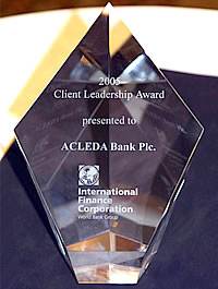 IFC Client Leadership Award 2005