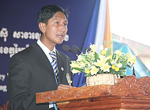Mr. TOCH Bunboramy, Vice President & Branch Manager of Prey Veng Branch
