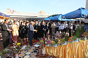 Krong Pealy Ceremony for the new building of ACLEDA Bank Headquarters